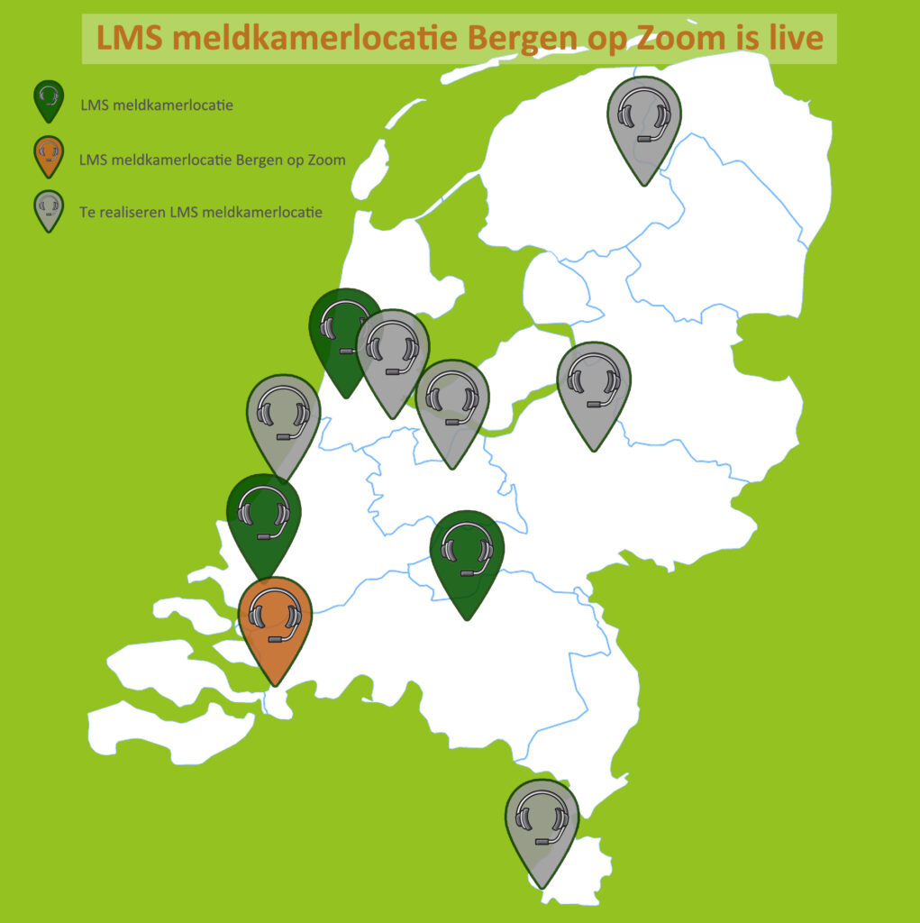 Nederland-meldkamerlocaties